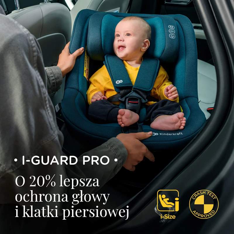 kinderkraft i-guard pro i-size fotelik samochodowy